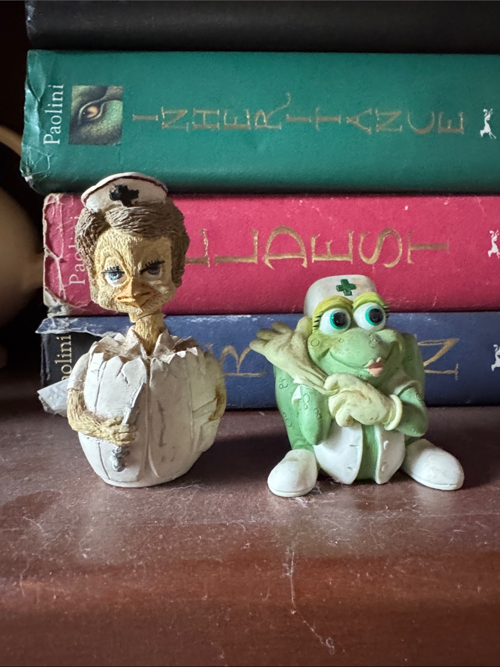Sprooz Green nurse Figurine. Egg collection nurse figure sold separately